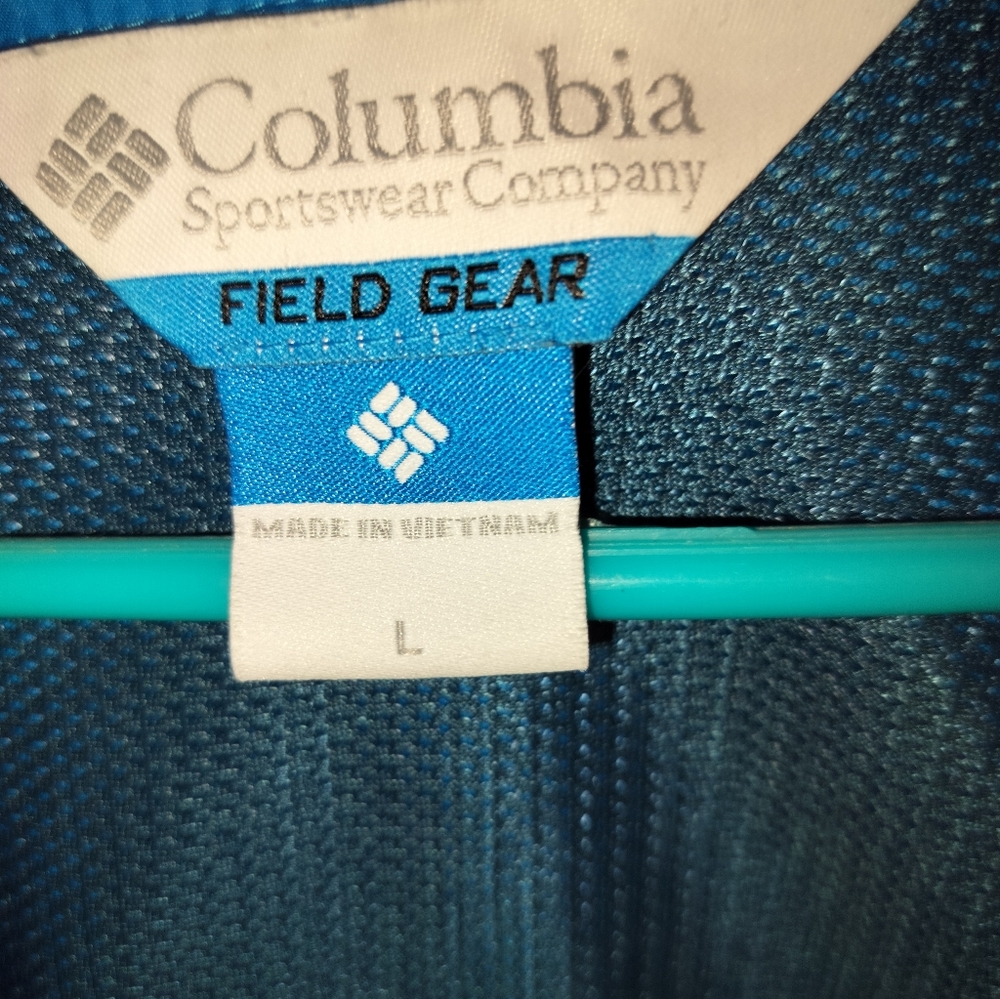 Columbia Mens Field Gear Omni Shield Windbreaker Blue/Black Gorpcore Functional - Picture 5 of 7